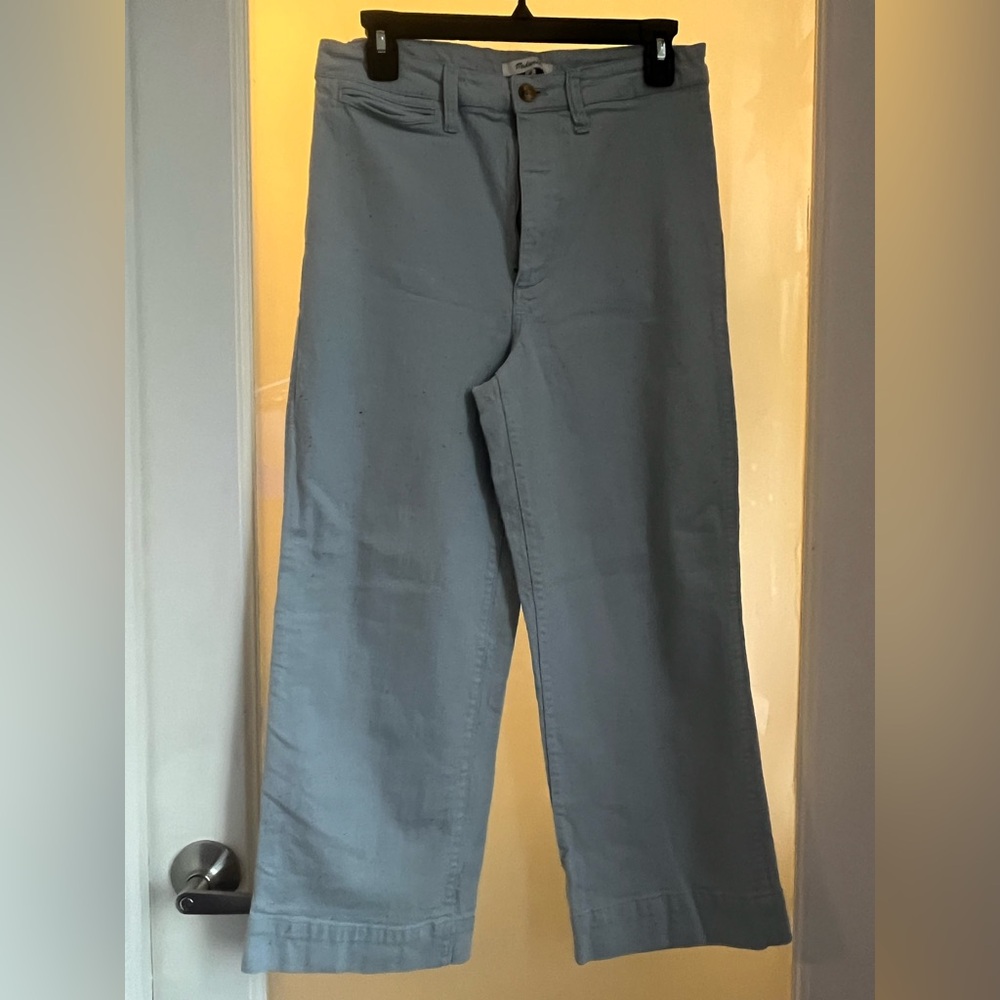Madewell Speckled Light Blue Pants